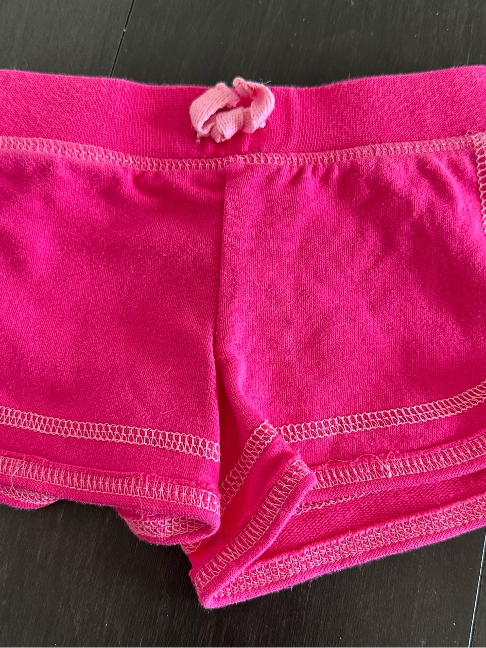 Amy Coe Hot Pink Girls' Stretch Knit Shorts